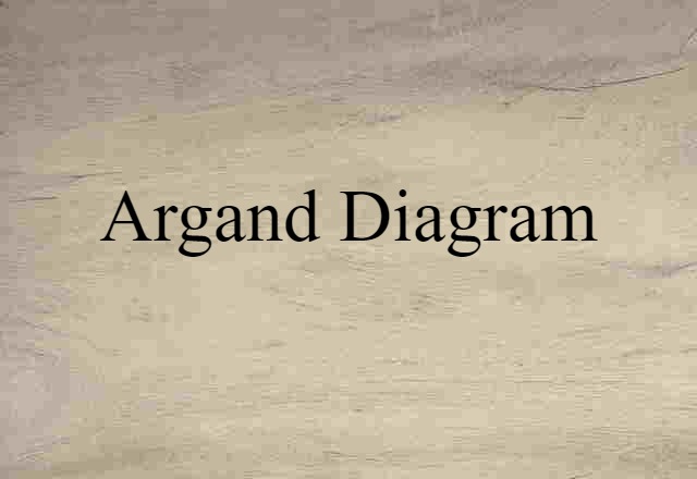 Argand Diagram (noun) Definition, Meaning & Examples