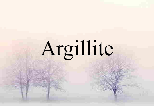 argillite