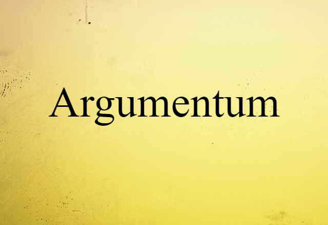 argumentum