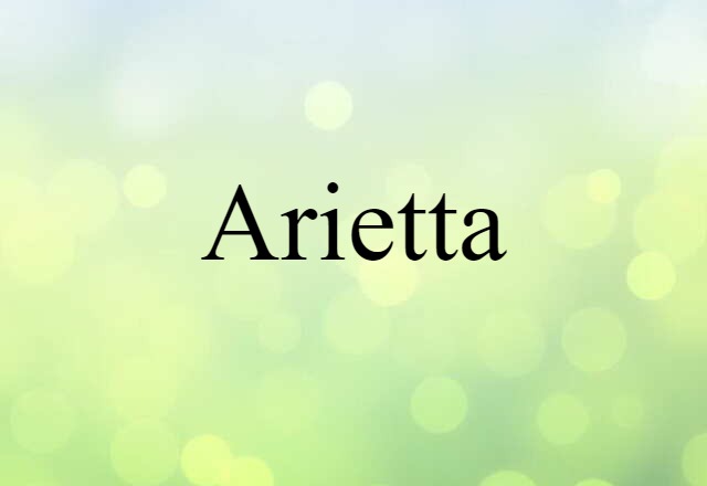 arietta