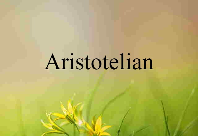 Aristotelian