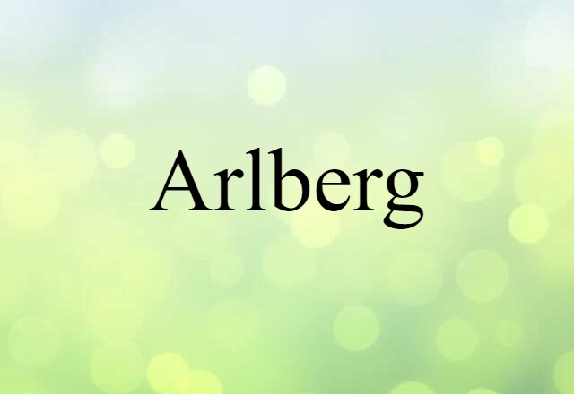 Arlberg