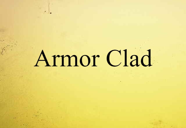 Armor-clad (noun) Definition, Meaning & Examples