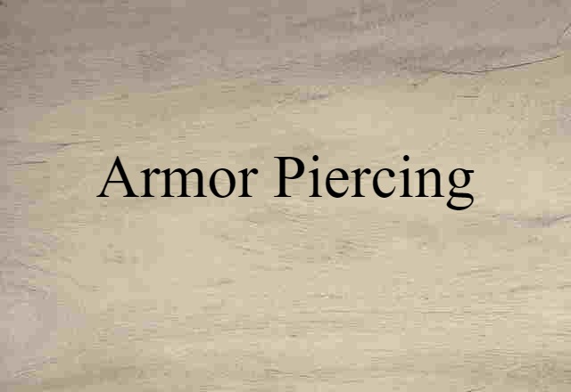 armor-piercing