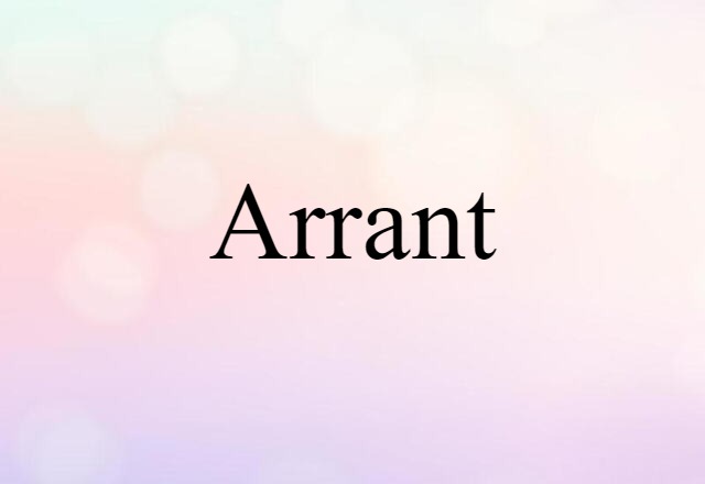 arrant