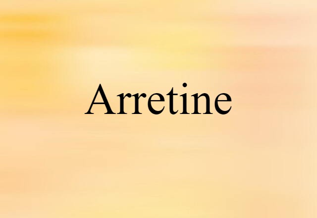 Arretine