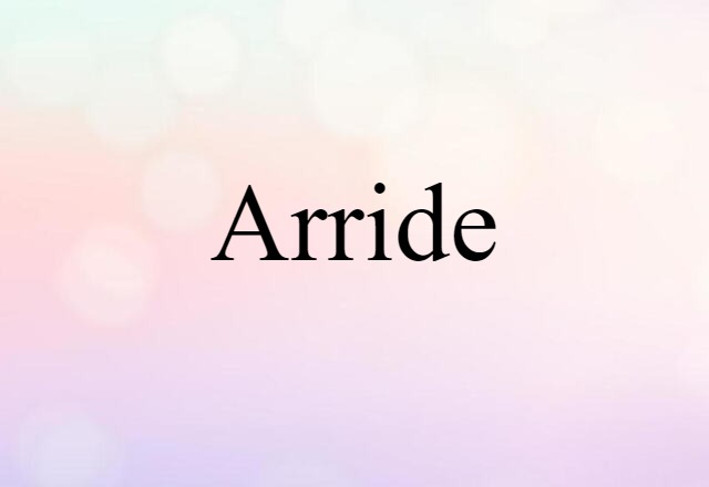 arride