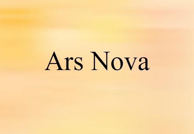 Ars Nova