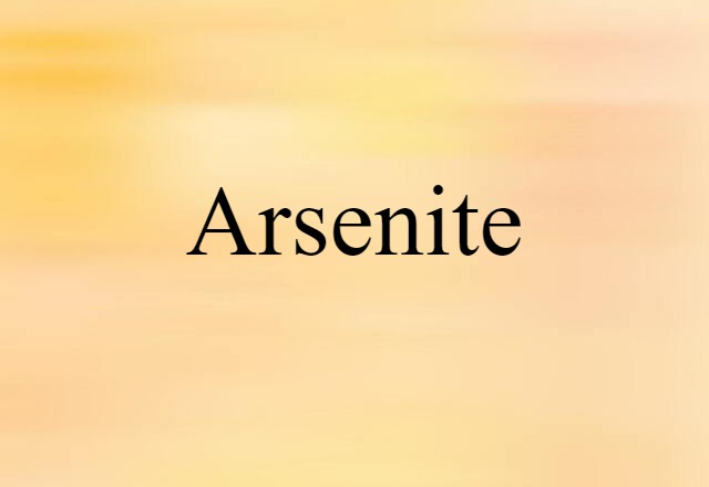 arsenite