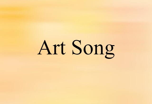 art song