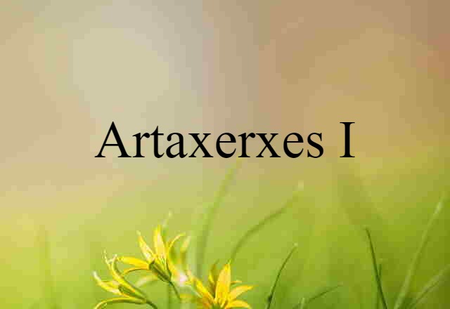 Artaxerxes I