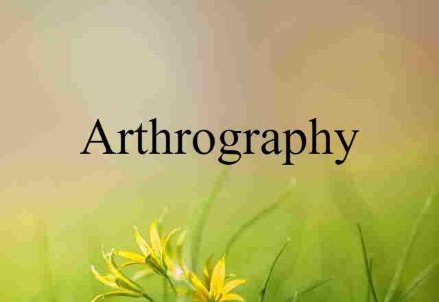 arthrography