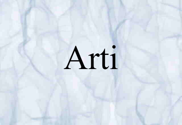 arti