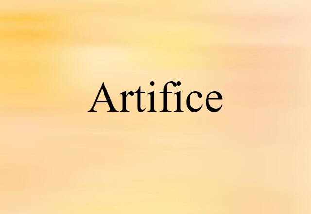 artifice