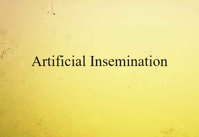 artificial insemination