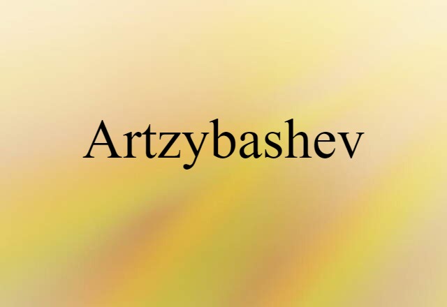 Artzybashev