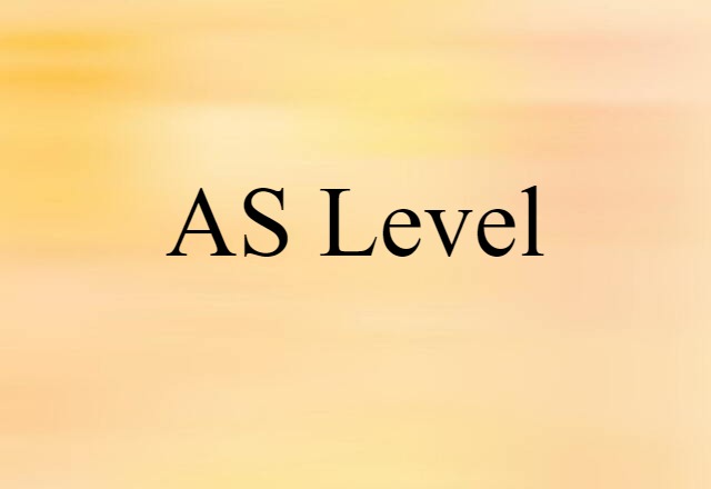 AS level