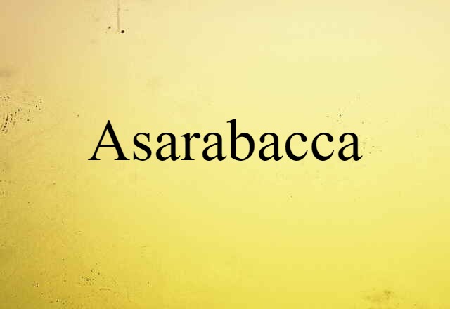 asarabacca