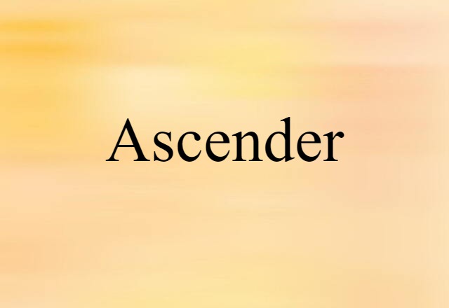 ascender