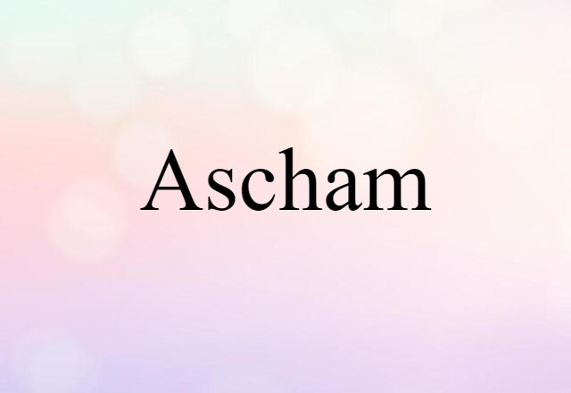 Ascham