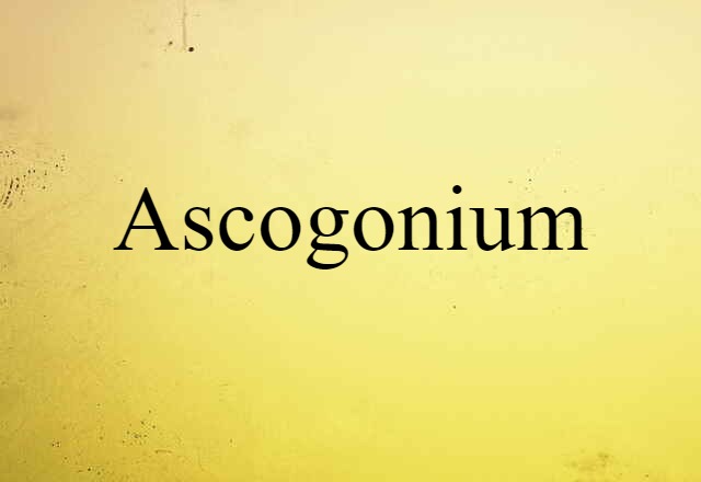 ascogonium