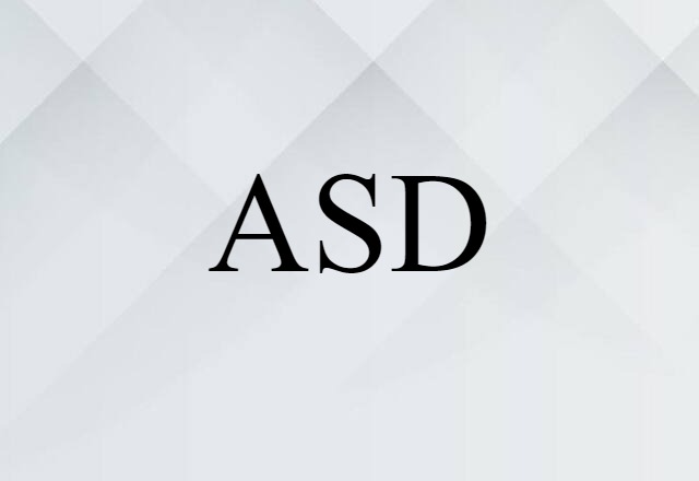 ASD