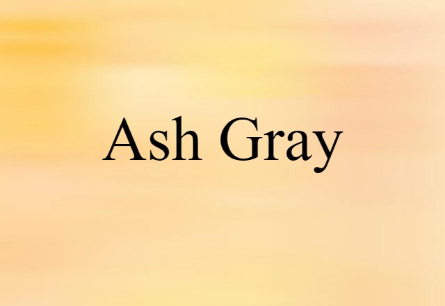 ash gray