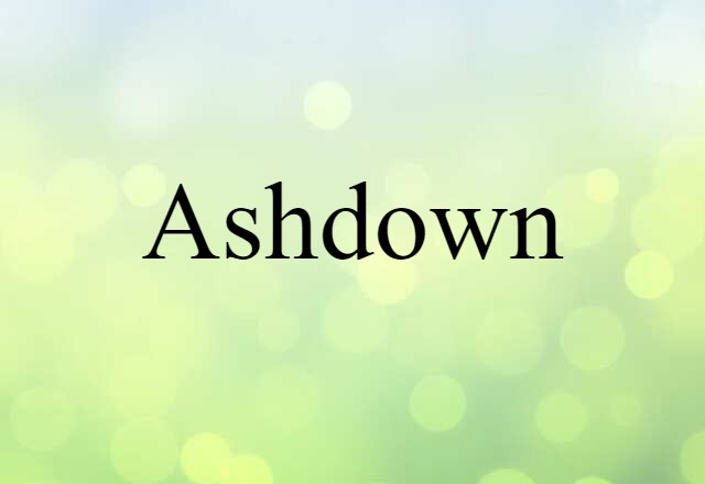 Ashdown