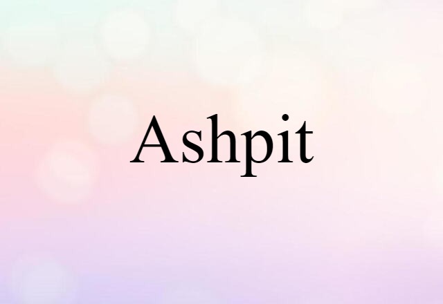 ashpit