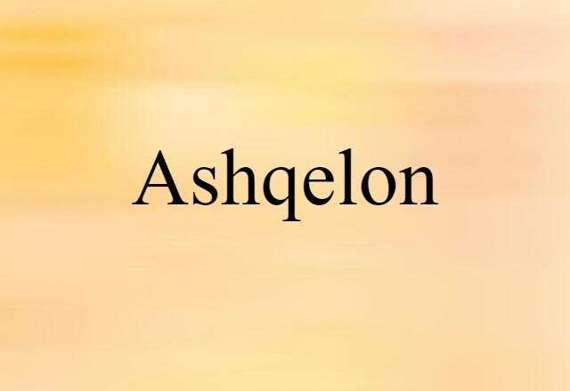 Ashqelon