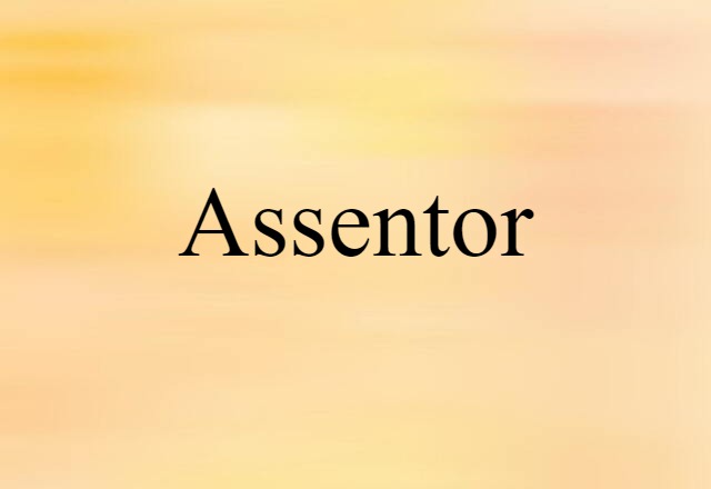 assentor