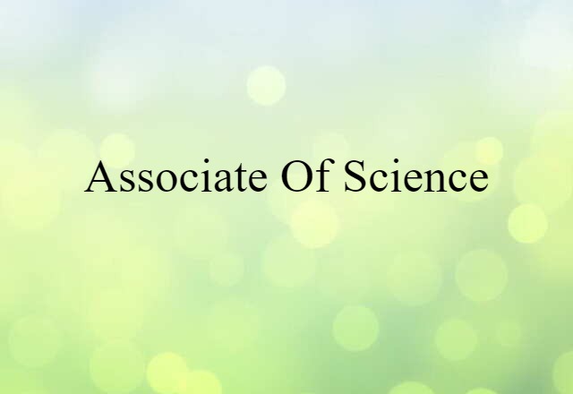 Associate of Science