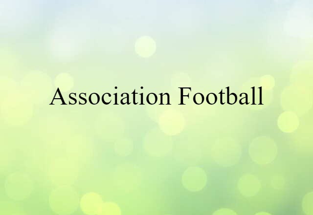 association football