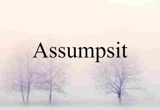 assumpsit