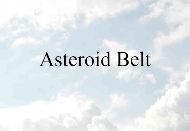 asteroid belt