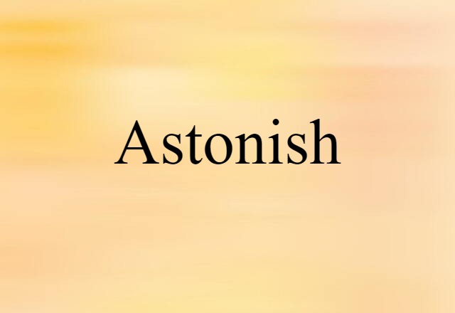 astonish