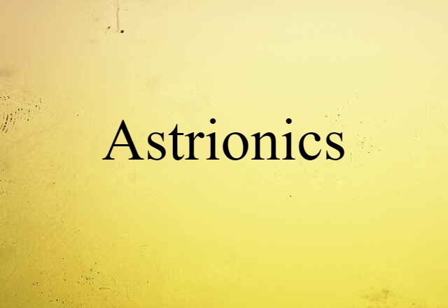 Astrionics (noun) Definition, Meaning & Examples