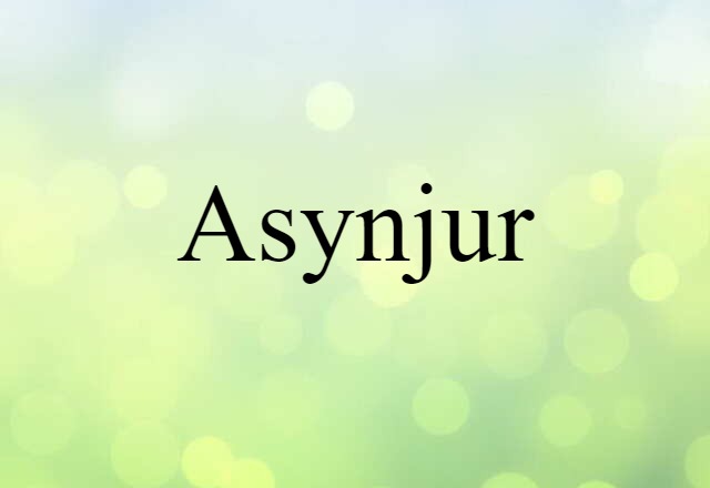 Asynjur