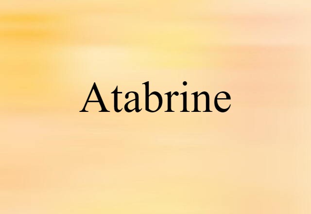 Atabrine