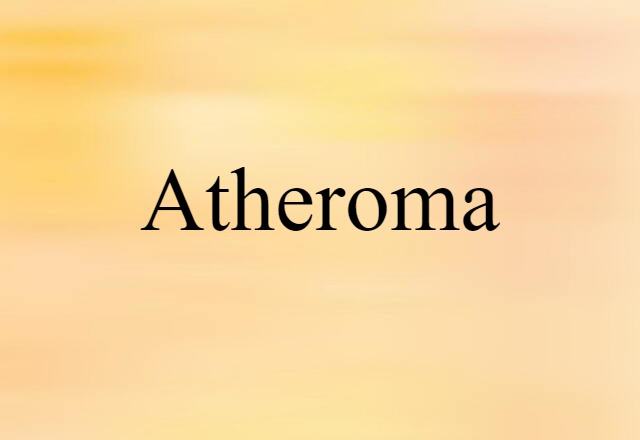 atheroma