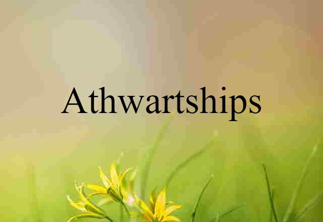 athwartships