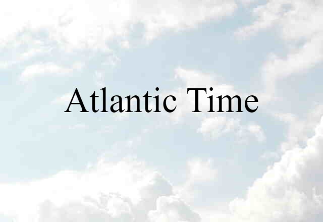 Atlantic time