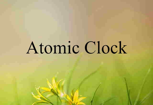 atomic clock