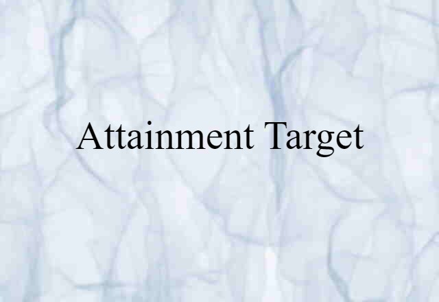 attainment target