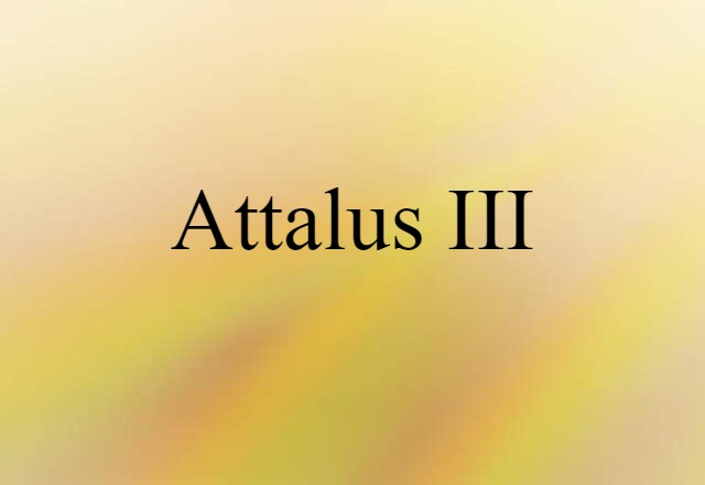 Attalus III