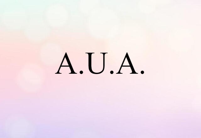 A.U.A.