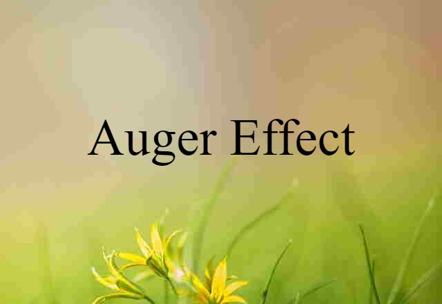 Auger effect