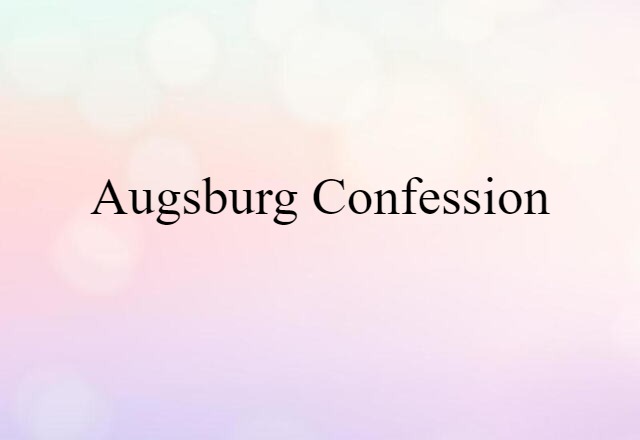 Augsburg Confession