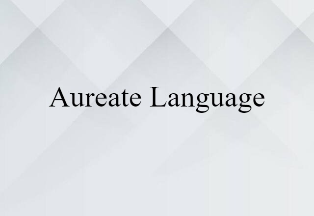 aureate language