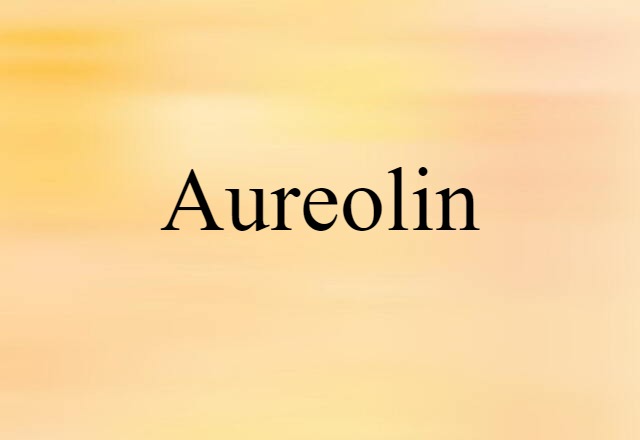 aureolin